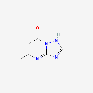 molecular formula C7H8N4O B1349246 2,5-二甲基[1,2,4]三唑并[1,5-a]嘧啶-7(4H)-酮 CAS No. 51596-06-6
