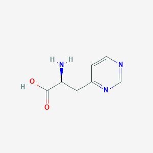 molecular formula C7H9N3O2 B13492511 (s)-2-Amino-3-(pyrimidin-4-yl)propanoic acid 