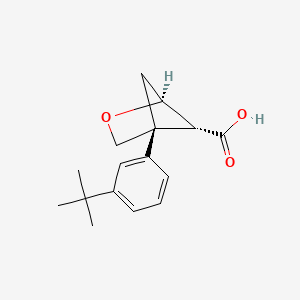 molecular formula C16H20O3 B13492538 rac-(1R,4S,5S)-4-(3-tert-butylphenyl)-2-oxabicyclo[2.1.1]hexane-5-carboxylic acid 