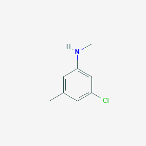 molecular formula C8H10ClN B13492617 3-chloro-N,5-dimethylaniline 