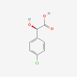 molecular formula C8H7ClO3 B1349264 (R)-2-(4-Chlorophenyl)-2-hydroxyacetic acid CAS No. 32189-36-9