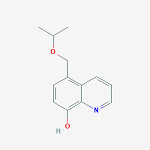 molecular formula C13H15NO2 B1349266 5-(Isopropoxymethyl)-8-quinolinol CAS No. 22049-21-4