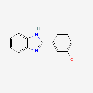 molecular formula C14H12N2O B1349274 2-(3-methoxyphenyl)-1H-1,3-benzodiazole CAS No. 36677-36-8