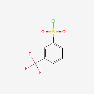 molecular formula C7H4ClF3O2S B1349289 3-(Trifluoromethyl)benzenesulfonyl chloride CAS No. 777-44-6