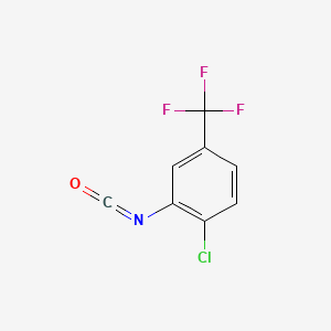molecular formula C8H3ClF3NO B1349291 2-Chloro-5-(trifluoromethyl)phenyl isocyanate CAS No. 50528-86-4