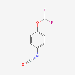 molecular formula C8H5F2NO2 B1349296 4-(Difluoromethoxy)phenyl isocyanate CAS No. 58417-15-5
