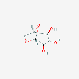 molecular formula C6H10O5 B013493 Levoglucosan CAS No. 498-07-7