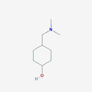 molecular formula C9H19NO B13493013 4-((Dimethylamino)methyl)cyclohexan-1-ol CAS No. 102450-56-6