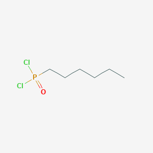 molecular formula C6H13Cl2OP B1349307 Hexylphosphonic dichloride CAS No. 928-64-3