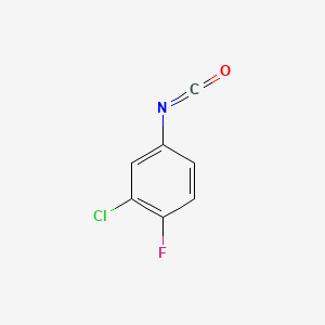 molecular formula C7H3ClFNO B1349312 3-氯-4-氟苯基异氰酸酯 CAS No. 50529-33-4
