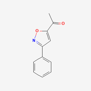 molecular formula C11H9NO2 B1349328 1-(3-Phenylisoxazol-5-yl)ethanone CAS No. 2048-69-3