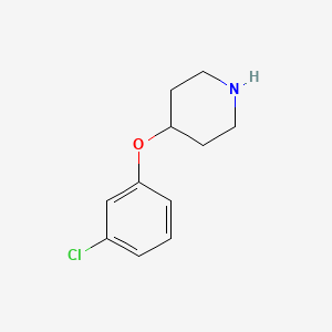 molecular formula C11H14ClNO B1349332 4-(3-Chlorophenoxy)piperidine CAS No. 97840-40-9