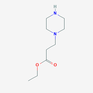 molecular formula C9H18N2O2 B1349361 Ethyl 3-(piperazin-1-yl)propanoate CAS No. 43032-38-8
