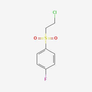 molecular formula C8H8ClFO2S B1349363 2-Chloroethyl 4-fluorophenyl sulfone CAS No. 33330-46-0