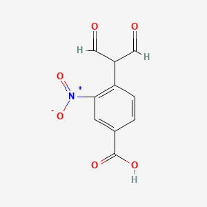 4-(1,3-Dioxopropan-2-yl)-3-nitrobenzoic acid