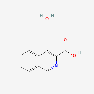 molecular formula C10H9NO3 B1349374 Isoquinoline-3-carboxylic Acid Hydrate CAS No. 203626-75-9