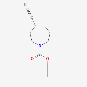 molecular formula C13H21NO2 B13493761 Tert-butyl 4-ethynylazepane-1-carboxylate 