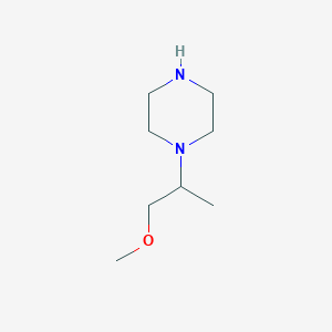 molecular formula C8H18N2O B1349379 1-(1-Methoxypropan-2-yl)piperazine CAS No. 682802-89-7