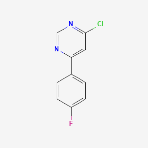 molecular formula C10H6ClFN2 B1349389 4-Chloro-6-(4-fluorophenyl)pyrimidine CAS No. 85979-61-9