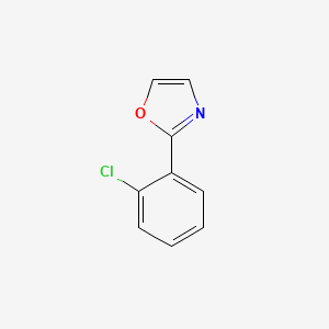 molecular formula C9H6ClNO B1349395 2-(2-Chlorophenyl)oxazole CAS No. 62881-98-5