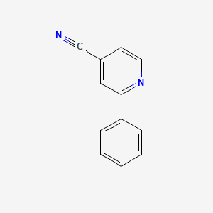 molecular formula C12H8N2 B1349397 2-Phenylisonicotinonitrile CAS No. 33744-17-1