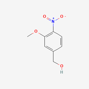 molecular formula C8H9NO4 B1349400 3-甲氧基-4-硝基苄醇 CAS No. 80866-88-2