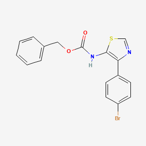 molecular formula C17H13BrN2O2S B13494010 Benzyl (4-(4-bromophenyl)thiazol-5-yl)carbamate 