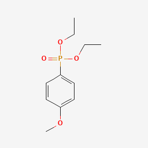 molecular formula C11H17O4P B1349408 4-甲氧基苯基膦酸二乙酯 CAS No. 3762-33-2