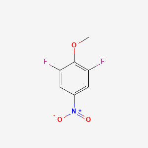 molecular formula C7H5F2NO3 B1349410 2,6-Difluoro-4-nitroanisole CAS No. 392-25-6