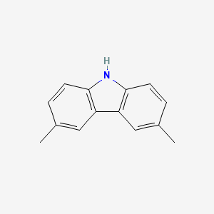 molecular formula C14H13N B1349415 3,6-Dimethyl-9H-carbazole CAS No. 5599-50-8