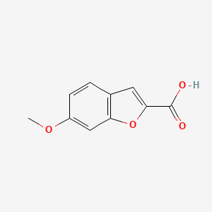 molecular formula C10H8O4 B1349436 6-甲氧基苯并呋喃-2-羧酸 CAS No. 50551-61-6