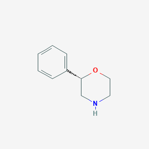 molecular formula C10H13NO B1349444 (S)-2-Phenylmorpholine CAS No. 74572-15-9