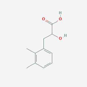 molecular formula C11H14O3 B13494475 3-(2,3-Dimethylphenyl)-2-hydroxypropanoic acid 