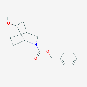molecular formula C15H19NO3 B13494565 Benzyl 6-hydroxy-2-azabicyclo[2.2.2]octane-2-carboxylate 