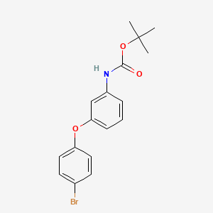 molecular formula C17H18BrNO3 B13494614 Tert-butyl (3-(4-bromophenoxy)phenyl)carbamate 