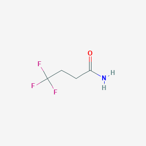 molecular formula C4H6F3NO B1349466 4,4,4-三氟丁酰胺 CAS No. 461-34-7