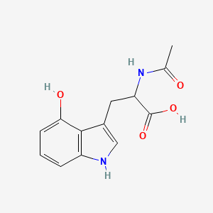 molecular formula C13H14N2O4 B13494800 N-Acetyl-4-hydroxy-DL-tryptophan 