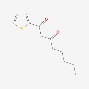 molecular formula C12H16O2S B13494813 1-(Thiophen-2-yl)octane-1,3-dione 