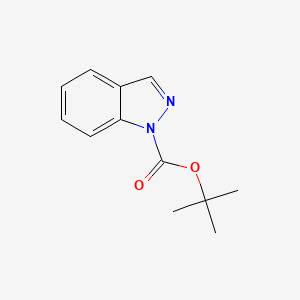 molecular formula C12H14N2O2 B13494826 tert-butyl 1H-indazole-1-carboxylate 