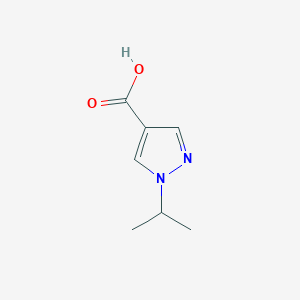 molecular formula C7H10N2O2 B1349486 1-Isopropyl-1H-pyrazole-4-carboxylic acid CAS No. 436096-96-7