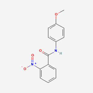 molecular formula C14H12N2O4 B1349487 N-(4-甲氧基苯基)-2-硝基苯甲酰胺 CAS No. 22979-83-5