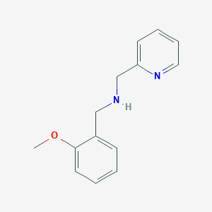 molecular formula C14H16N2O B1349488 N-(2-Methoxybenzyl)-1-(pyridin-2-yl)methanamine CAS No. 353779-31-4