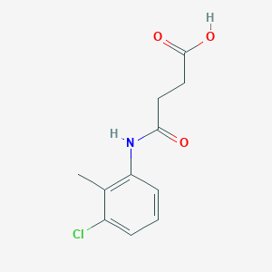 molecular formula C11H12ClNO3 B1349489 4-[(3-Chloro-2-methylphenyl)amino]-4-oxobutanoic acid CAS No. 196934-77-7