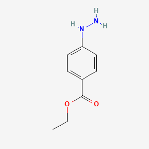 molecular formula C9H12N2O2 B1349491 Ethyl 4-hydrazinylbenzoate CAS No. 14685-90-6
