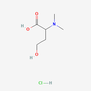 molecular formula C6H14ClNO3 B13494989 N,N-Dimethylhomoserine hydrochloride 