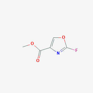 molecular formula C5H4FNO3 B13495050 Methyl 2-fluorooxazole-4-carboxylate 