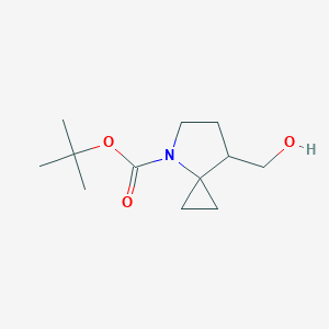 molecular formula C12H21NO3 B13495057 Tert-butyl 7-(hydroxymethyl)-4-azaspiro[2.4]heptane-4-carboxylate 