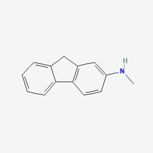 molecular formula C14H13N B13495064 Fluoren-2-amine, N-methyl- CAS No. 63019-68-1