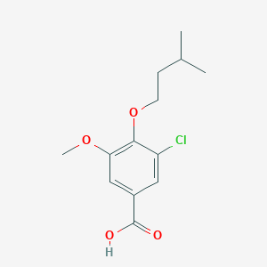 3-chloro-5-methoxy-4-(3-methylbutoxy)benzoic Acid