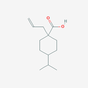 molecular formula C13H22O2 B13495096 1-Allyl-4-isopropylcyclohexane-1-carboxylic acid 